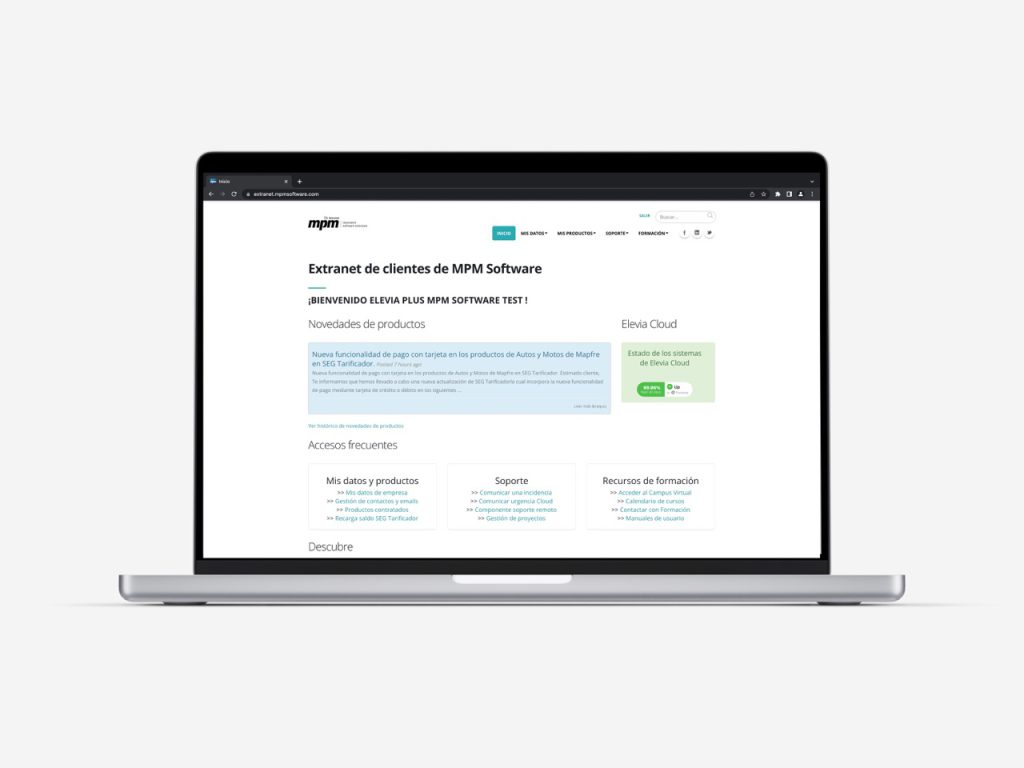 Nueva extranet de clientes