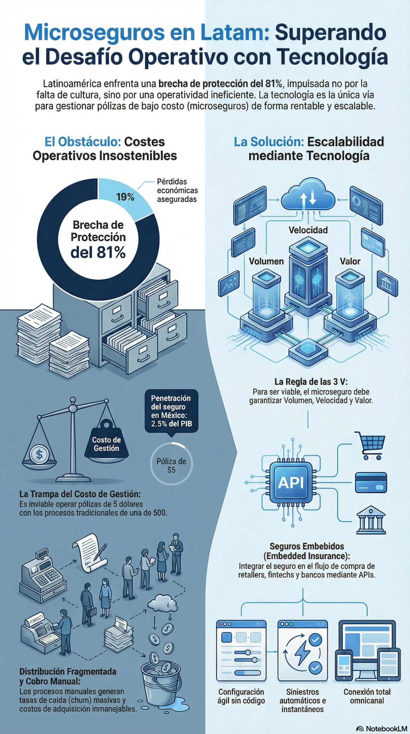 infografia Tecnología para microseguros: cómo cerrar la brecha de protección en Latinoamérica